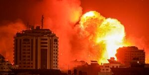 احتمال بروز فاجعه با بمباران اطراف بیمارستان القدس غزه توسط صهیونیست‌ها